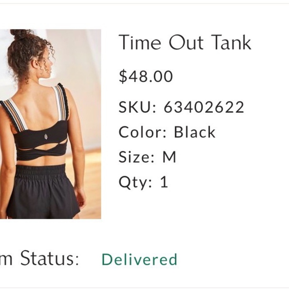 Free people time out tank!